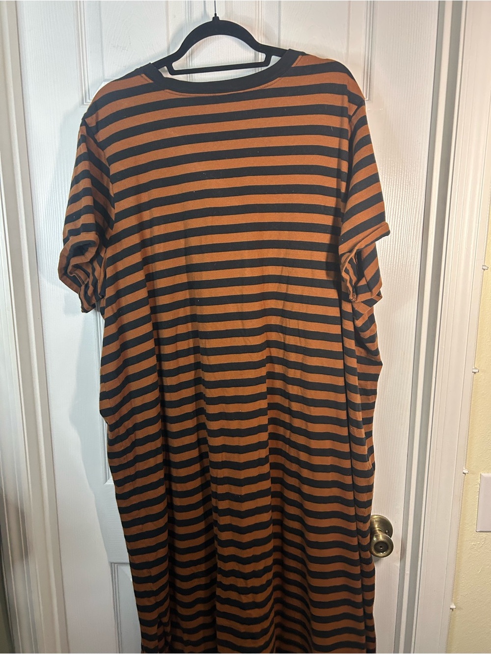 Old Navy Vintage Crew Neck Maxi T-Shirt Dress 4X - Picture 7 of 8
